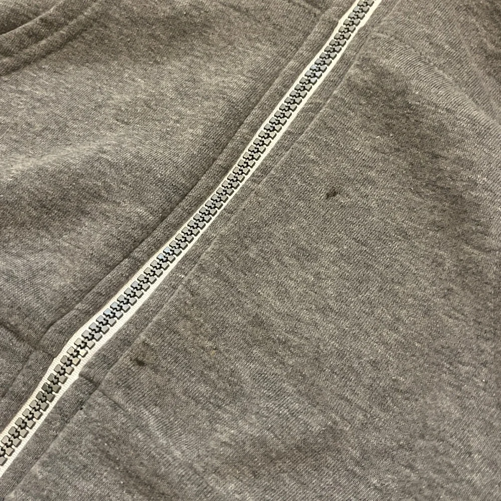 Custom Grey Zip Up Hoodie ๐งฅ โ Sherpa Lined Fall Jacket XS/S - Picture 7 of 8